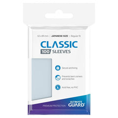 Classic Soft Sleeves - Japanese Size 100ct | Spectrum Games