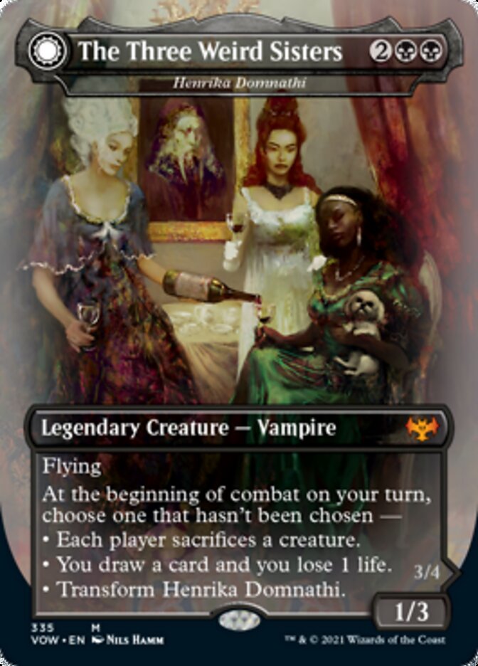 Henrika Domnathi // Henrika, Infernal Seer - The Three Weird Sisters // Fiends of Darkest Night [Innistrad: Crimson Vow] | Spectrum Games