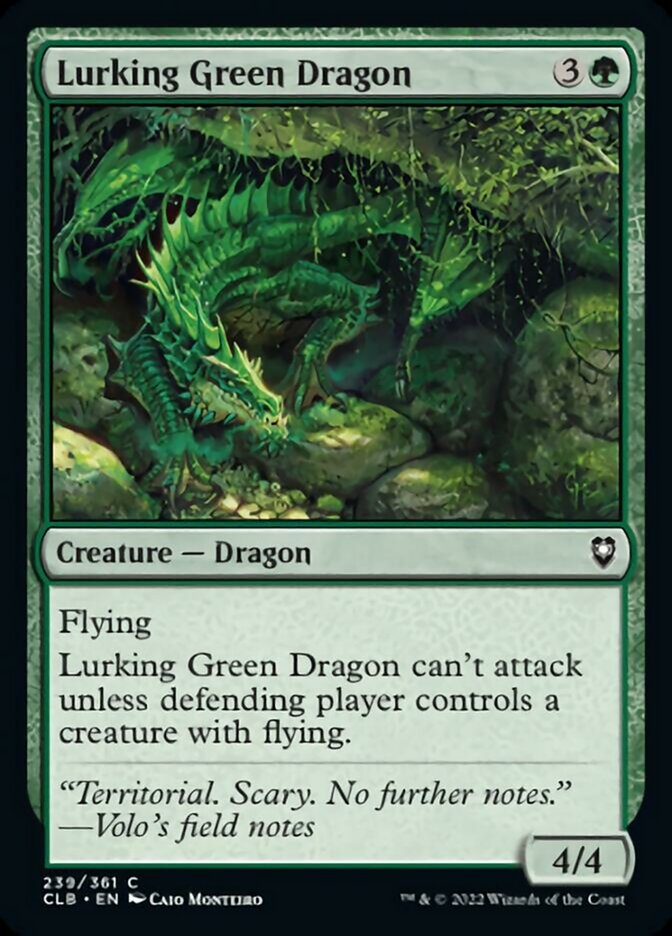 Lurking Green Dragon [Commander Legends: Battle for Baldur's Gate] | Spectrum Games