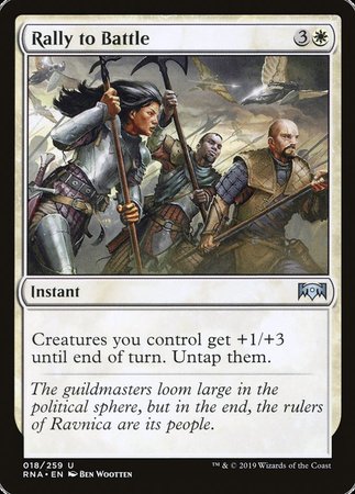 Rally to Battle [Ravnica Allegiance] | Spectrum Games