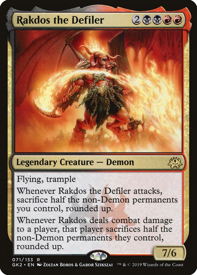 Rakdos the Defiler [Ravnica Allegiance Guild Kit] | Spectrum Games