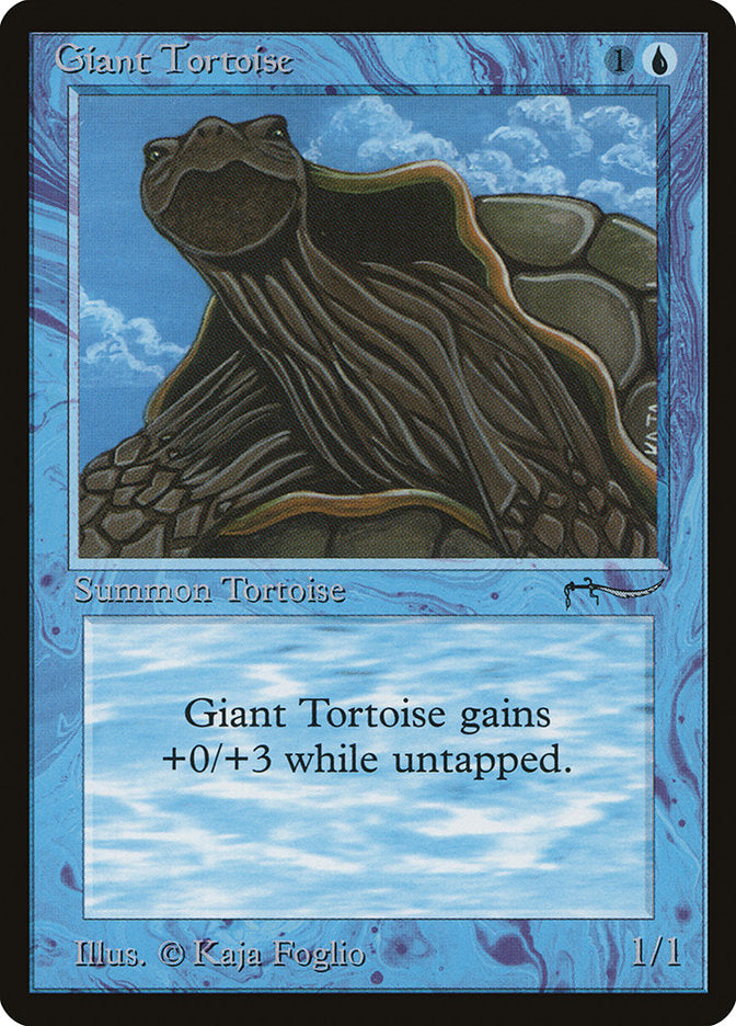 Giant Tortoise (Dark Mana Cost) [Arabian Nights] | Spectrum Games