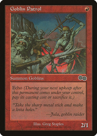 Goblin Patrol [Urza's Saga] | Spectrum Games