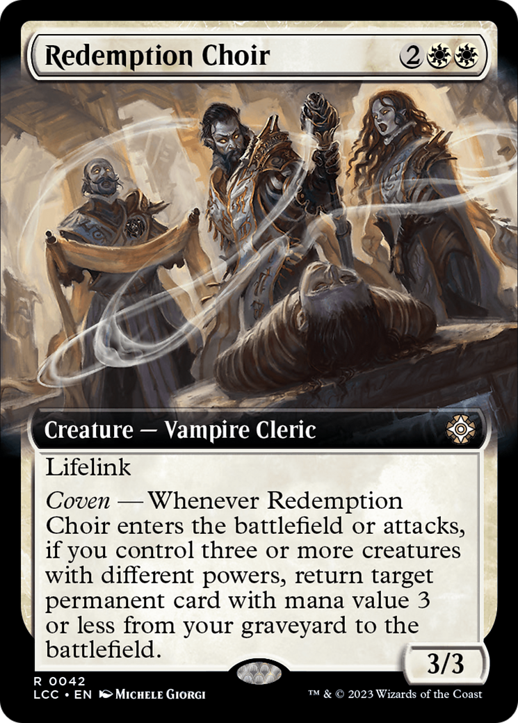 Redemption Choir (Extended Art) [The Lost Caverns of Ixalan Commander] | Spectrum Games