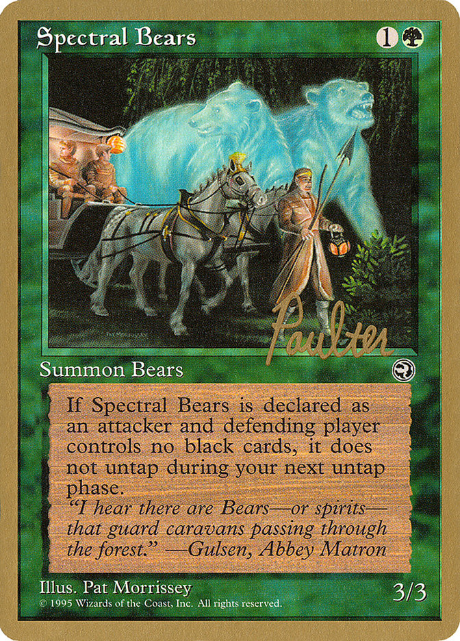 Spectral Bears (Preston Poulter) [Pro Tour Collector Set] | Spectrum Games