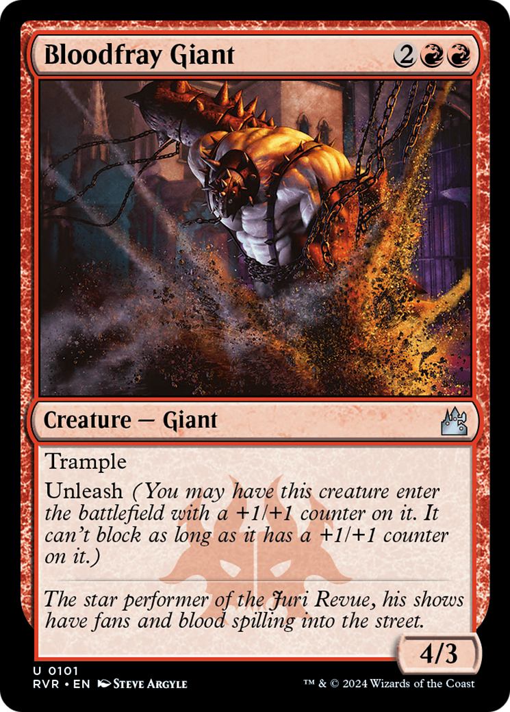 Bloodfray Giant [Ravnica Remastered] | Spectrum Games