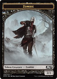 Zombie // Goblin Double-sided Token (Game Night) [Core Set 2019 Tokens] | Spectrum Games
