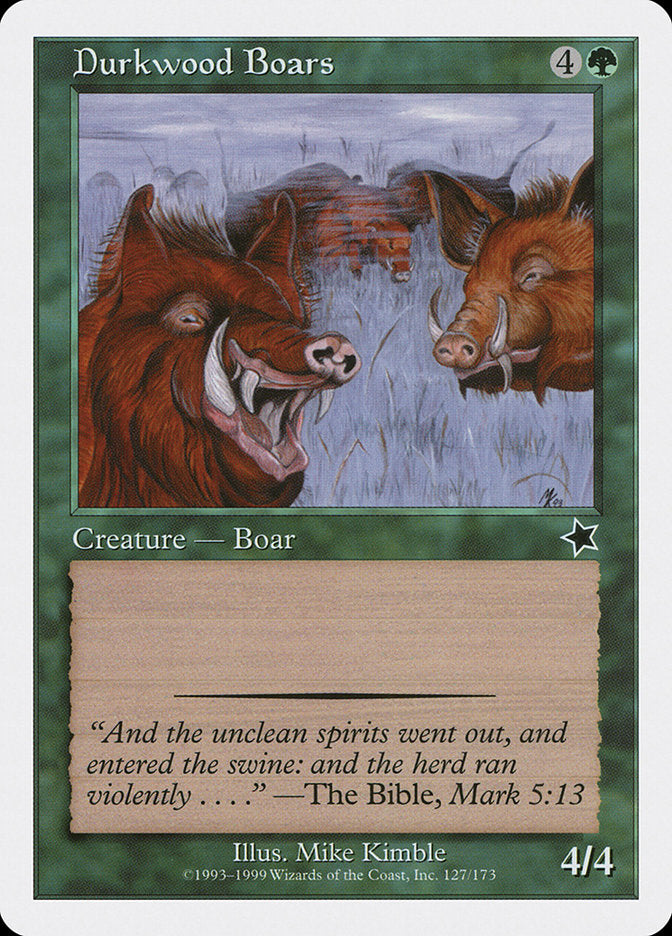 Durkwood Boars [Starter 1999] | Spectrum Games