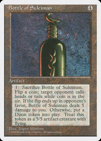 Bottle of Suleiman [Fourth Edition] | Spectrum Games