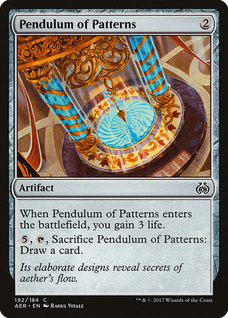 Pendulum of Patterns [Aether Revolt] | Spectrum Games