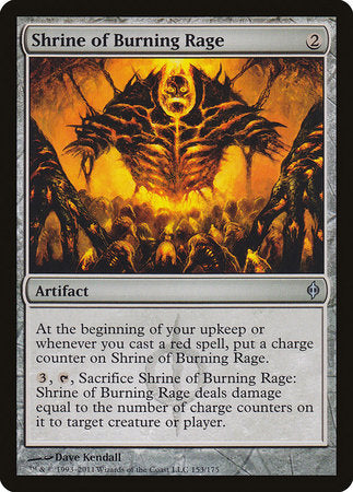Shrine of Burning Rage [New Phyrexia] | Spectrum Games