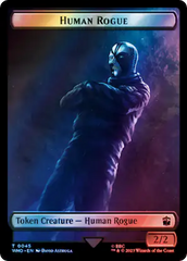 Human Rogue // Cyberman Double-Sided Token (Surge Foil) [Doctor Who Tokens] | Spectrum Games