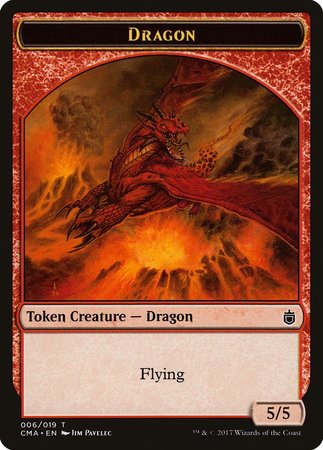 Dragon Token (006) [Commander Anthology Tokens] | Spectrum Games