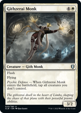 Githzerai Monk [Commander Legends: Battle for Baldur's Gate] | Spectrum Games