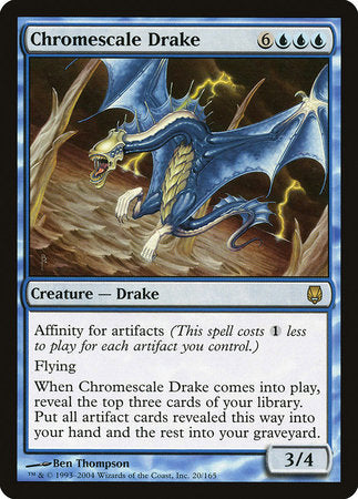 Chromescale Drake [Darksteel] | Spectrum Games