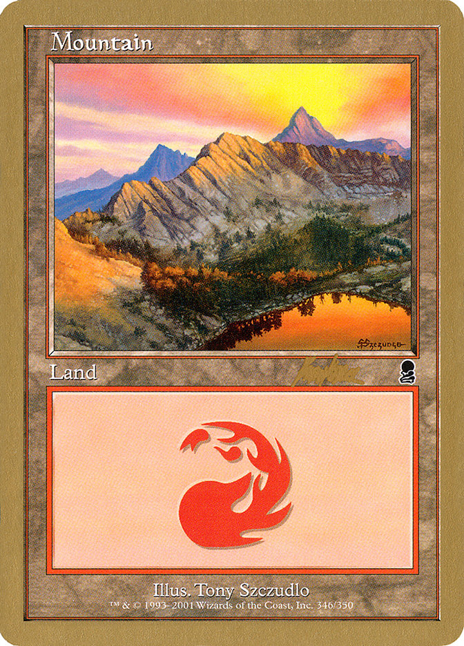 Mountain (bk346) (Brian Kibler) [World Championship Decks 2002] | Spectrum Games