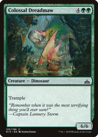 Colossal Dreadmaw [Rivals of Ixalan] | Spectrum Games