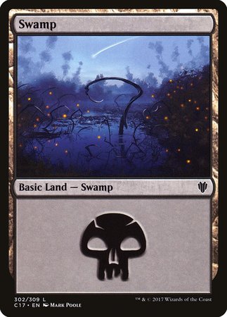 Swamp (302) [Commander 2017] | Spectrum Games