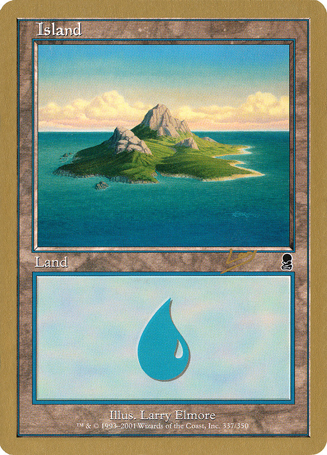Island (rl337) (Raphael Levy) [World Championship Decks 2002] | Spectrum Games