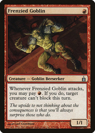 Frenzied Goblin [Ravnica: City of Guilds] | Spectrum Games