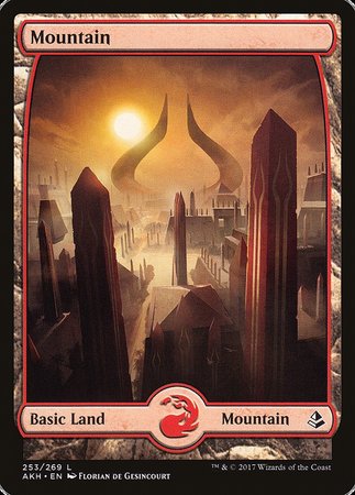 Mountain (253) - Full Art [Amonkhet] | Spectrum Games