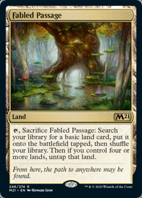 Fabled Passage [Core Set 2021] | Spectrum Games