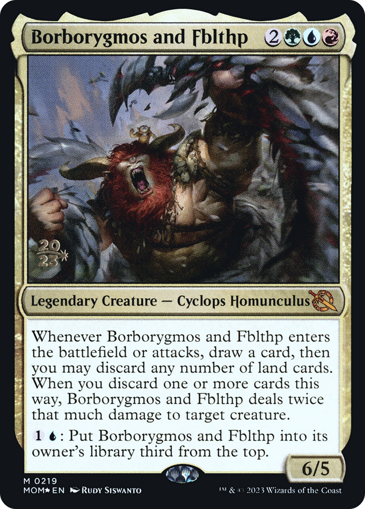 Borborygmos and Fblthp [March of the Machine Prerelease Promos] | Spectrum Games