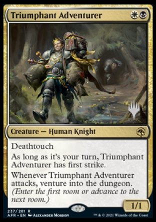 Triumphant Adventurer (Promo Pack) [Dungeons & Dragons: Adventures in the Forgotten Realms Promos] | Spectrum Games
