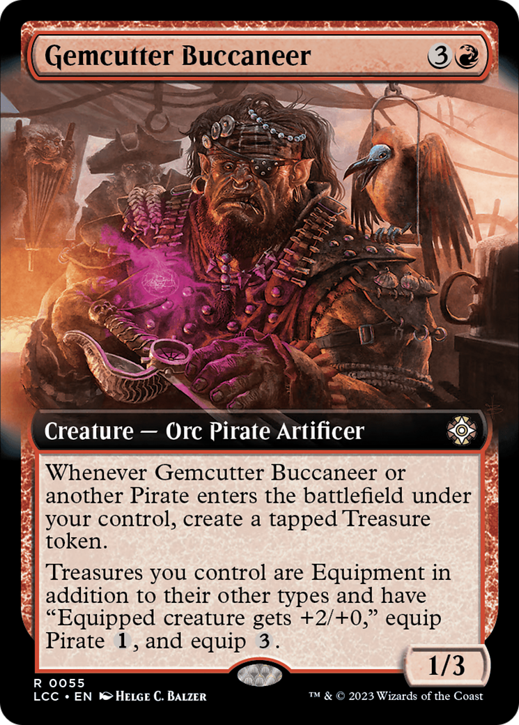 Gemcutter Buccaneer (Extended Art) [The Lost Caverns of Ixalan Commander] | Spectrum Games