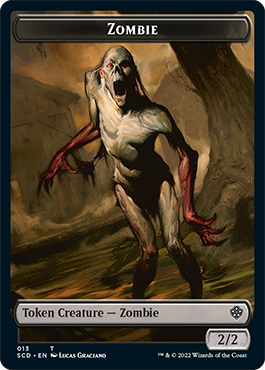 Ogre // Zombie Double-Sided Token [Starter Commander Decks] | Spectrum Games