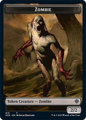 Ogre // Zombie Double-Sided Token [Starter Commander Decks] | Spectrum Games
