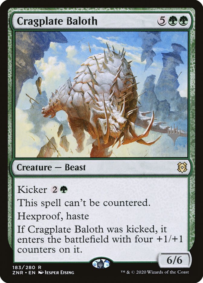 Cragplate Baloth (Promo Pack) [Zendikar Rising Promos] | Spectrum Games