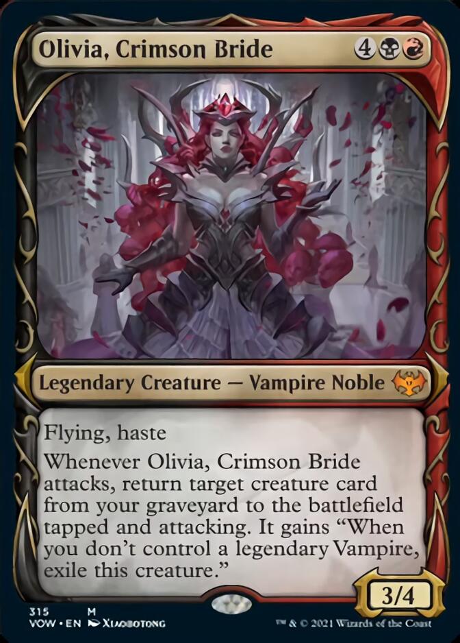 Olivia, Crimson Bride (Showcase Fang Frame) [Innistrad: Crimson Vow] | Spectrum Games