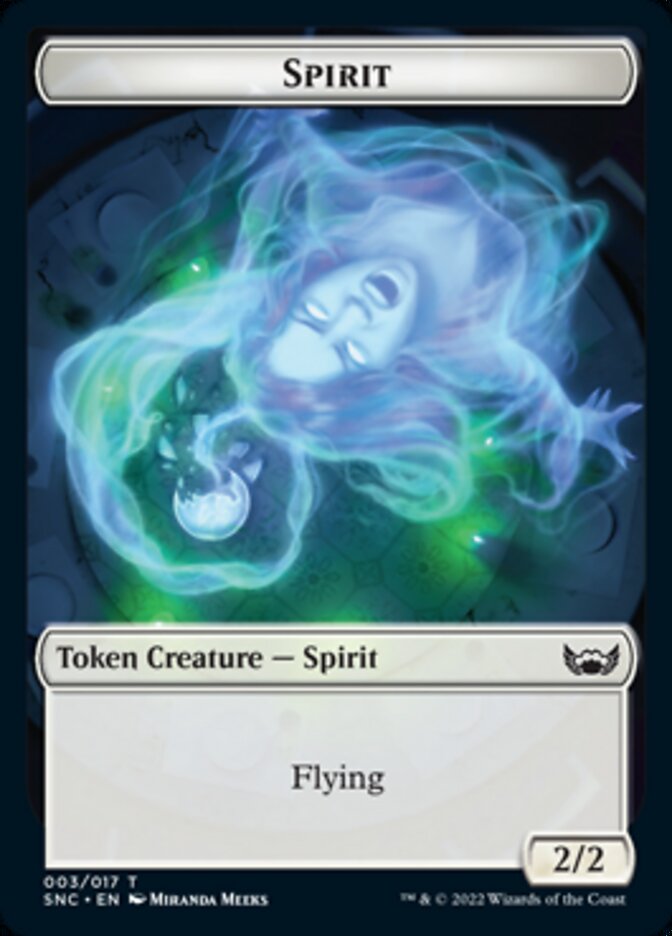 Spirit Token [Streets of New Capenna Tokens] | Spectrum Games