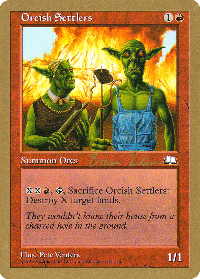 Orcish Settlers (Brian Selden) [World Championship Decks 1998] | Spectrum Games