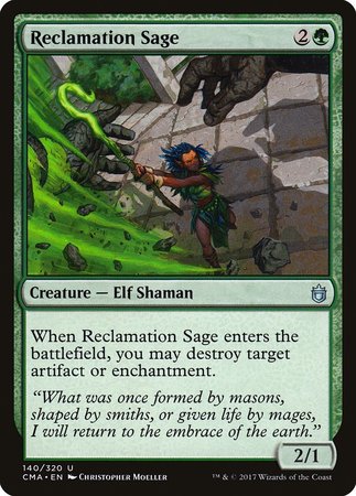 Reclamation Sage [Commander Anthology] | Spectrum Games