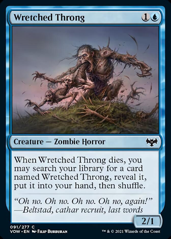Wretched Throng [Innistrad: Crimson Vow] | Spectrum Games