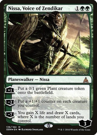 Nissa, Voice of Zendikar [Oath of the Gatewatch Promos] | Spectrum Games