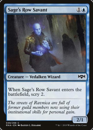 Sage's Row Savant [Ravnica Allegiance] | Spectrum Games