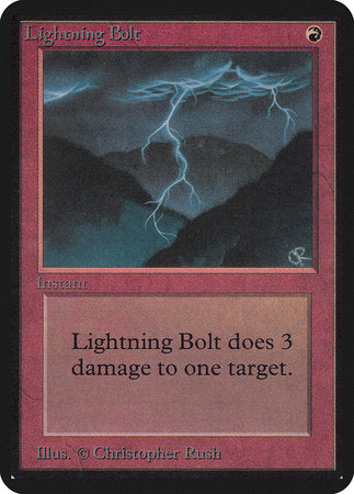 Lightning Bolt [Limited Edition Alpha] | Spectrum Games