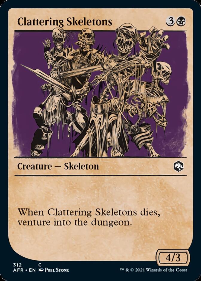 Clattering Skeletons (Showcase) [Dungeons & Dragons: Adventures in the Forgotten Realms] | Spectrum Games