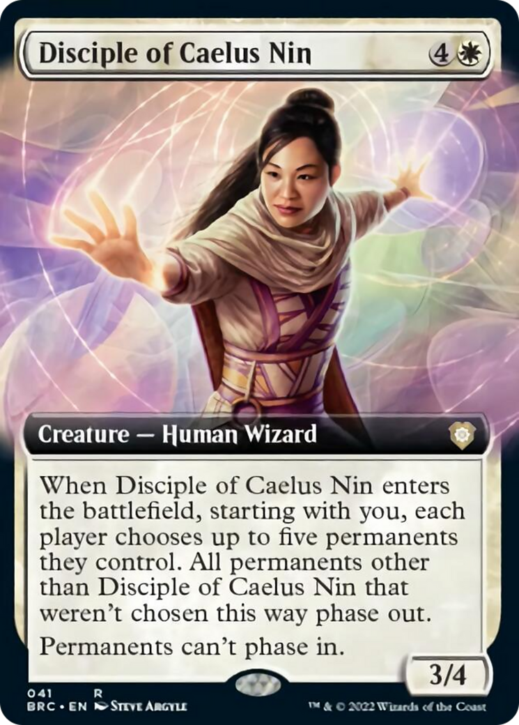 Disciple of Caelus Nin (Extended Art) [The Brothers' War Commander] | Spectrum Games