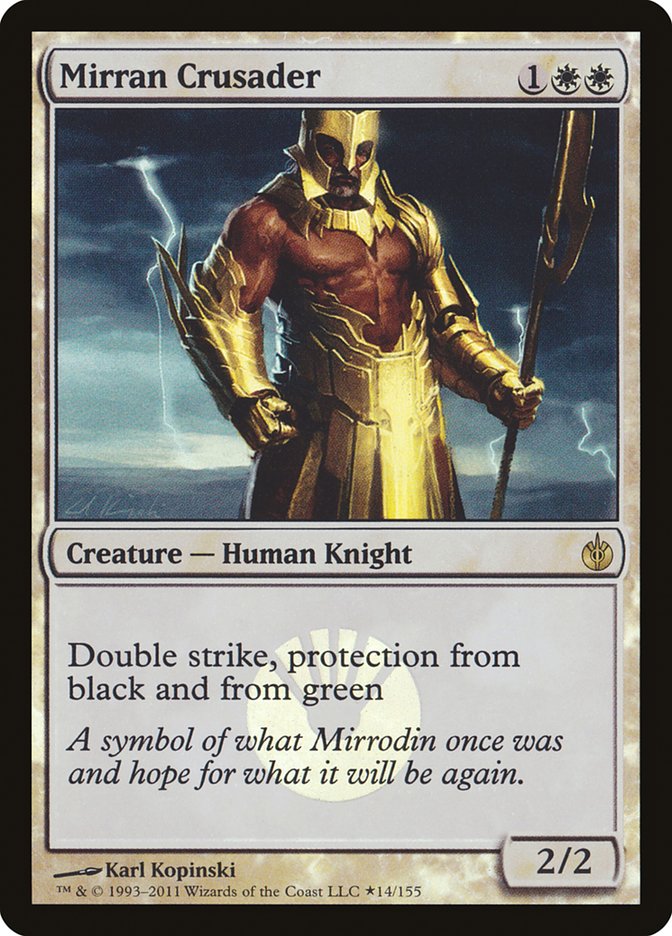 Mirran Crusader (Buy-A-Box) [Mirrodin Besieged Promos] | Spectrum Games