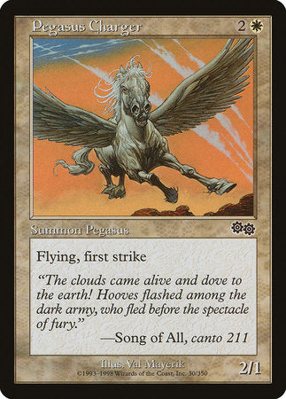 Pegasus Charger [Urza's Saga] | Spectrum Games