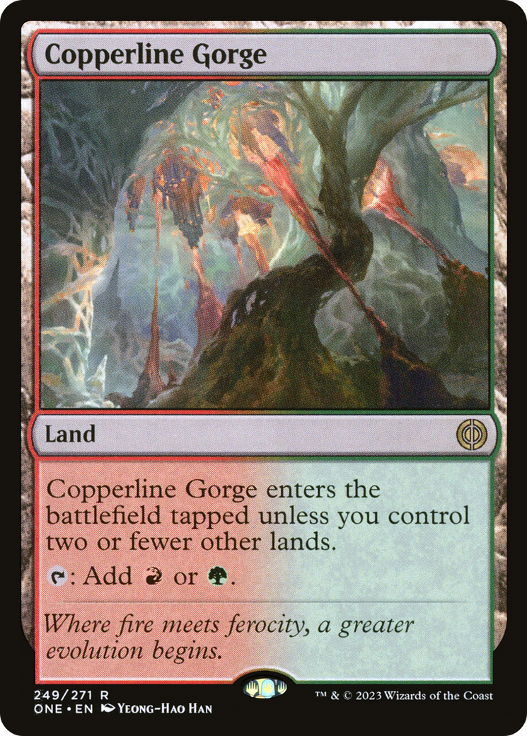 Copperline Gorge [Phyrexia: All Will Be One] | Spectrum Games