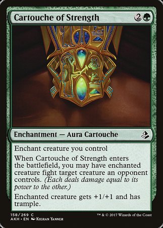 Cartouche of Strength [Amonkhet] | Spectrum Games