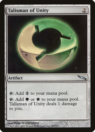 Talisman of Unity [Mirrodin] | Spectrum Games