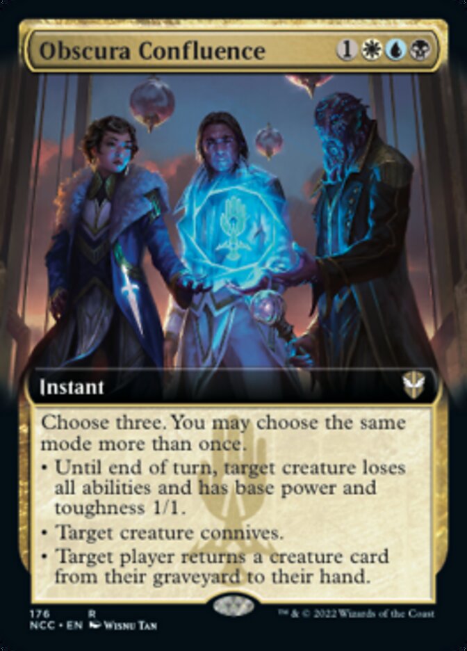 Obscura Confluence (Extended Art) [Streets of New Capenna Commander] | Spectrum Games