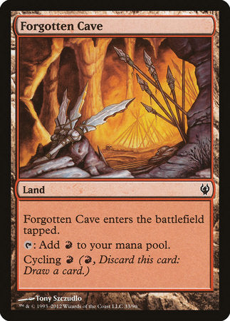Forgotten Cave [Duel Decks: Izzet vs. Golgari] | Spectrum Games