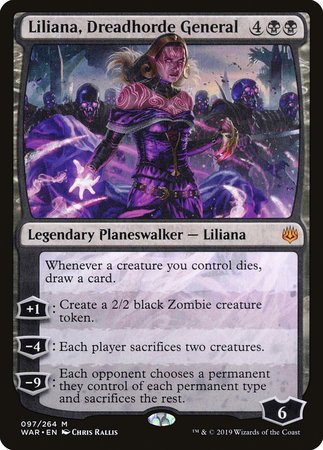 Liliana, Dreadhorde General [War of the Spark] | Spectrum Games